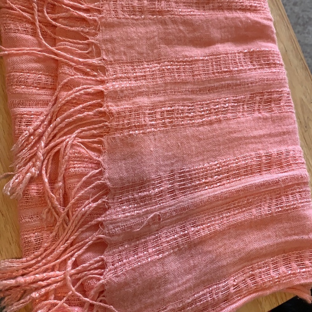 Pink scarf